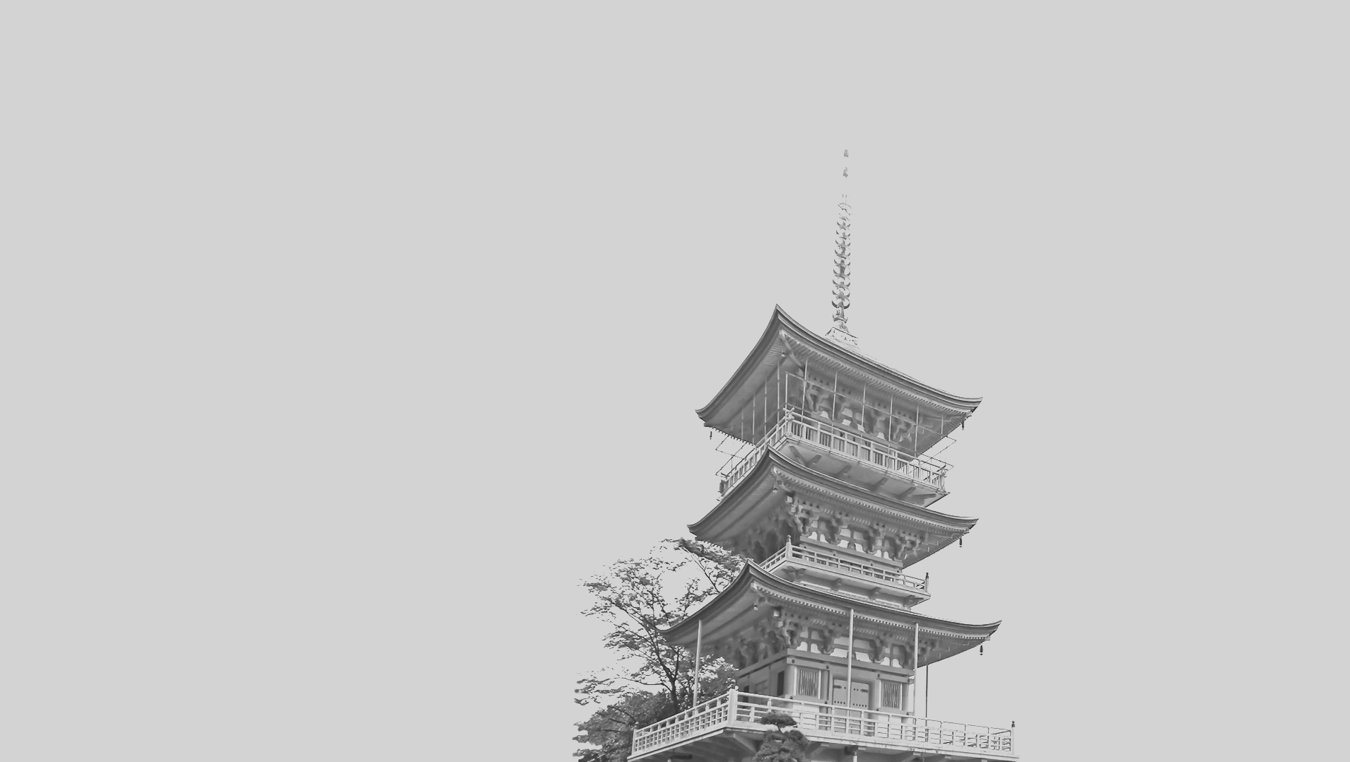 Japanese pagoda representing Givery's AI x Marketing pillar
